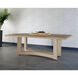 Arezza 90.5 X 47.25 inch Light Wash Dining Table